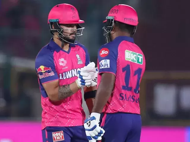 റോയൽസിന്റെ കരുത്തായി സഞ്ജുവും പരാഗും; ടീമിന്റെ സീസണിലെ 60 ശതമാനം റൺസും നേടിയത് ഇരുവരും ചേർന്ന്