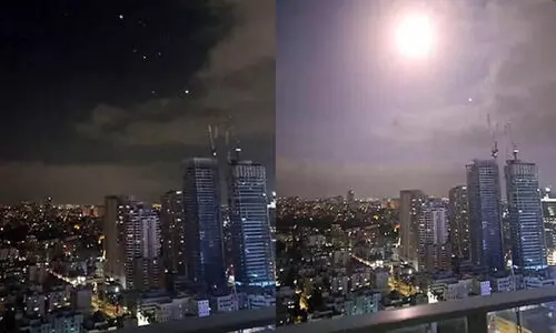 ഇറാൻ തൊടുത്തത് 200 മിസൈലുകളും ഡ്രോണുകളും; ഇസ്രായേൽ സൈനിക കേന്ദ്രത്തിന് നാശനഷ്ടം ഇറാൻ തൊടുത്തത് 200 മിസൈലുകളും ഡ്രോണുകളും; ഇസ്രായേൽ സൈനിക കേന്ദ്രത്തിന് നാശനഷ്ടം