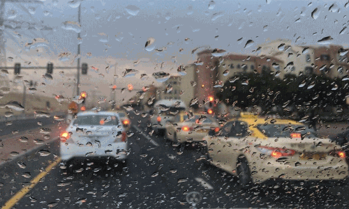 Rain in various places including Dubai Rain in various places including Dubai