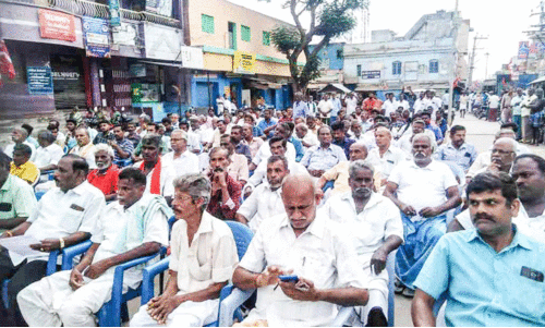 തേവാരം റോഡിനായി തമിഴ്നാട്ടിലെ 25 ഗ്രാമങ്ങൾ ഒത്തുചേർന്നു