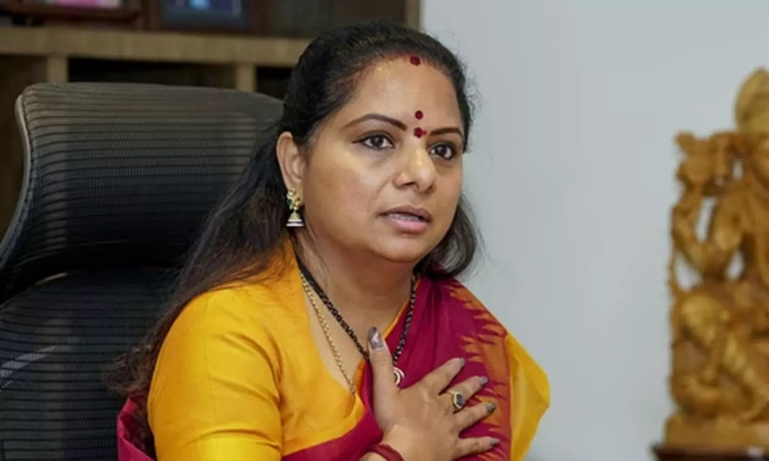 ഡൽഹി മദ്യനയ അഴിമതിക്കേസ്: കെ. കവിതയെ ഏപ്രിൽ 23 വരെ ജുഡീഷ്യൽ കസ്റ്റഡിയിൽ വിട്ടു