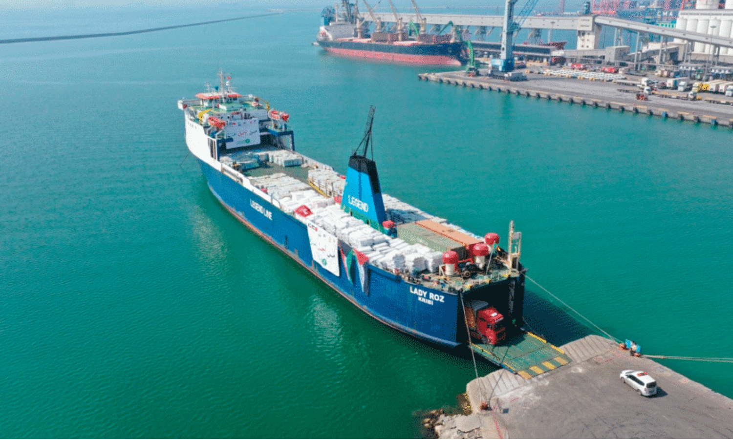 shipping aid to gaza