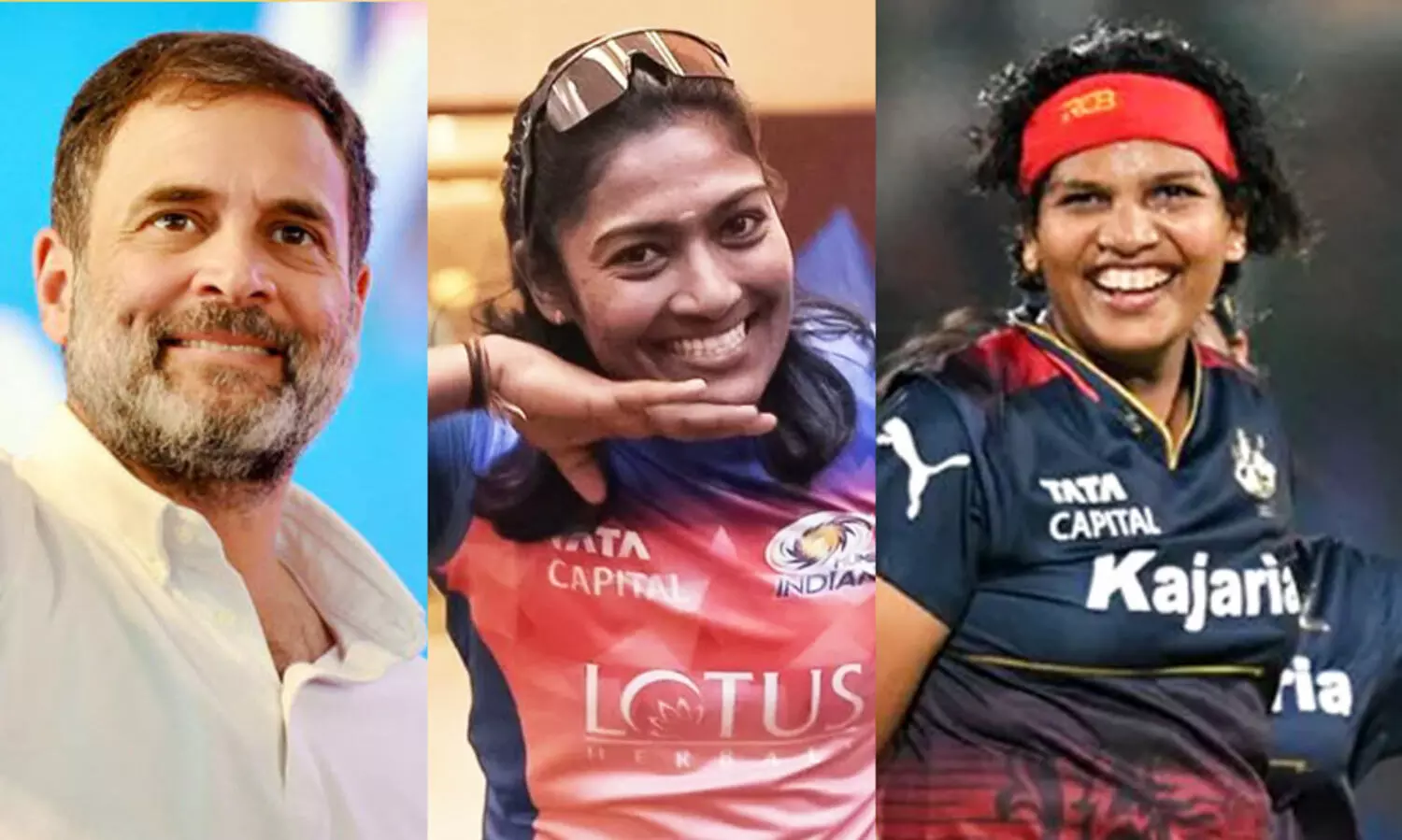 ഈ റോക്ക്സ്റ്റാറുകൾ യുവതക്ക് പ്രചോദനമെന്ന് രാഹുൽ; ഇന്ത്യൻ വനിത ക്രിക്കറ്റ് ടീമിൽ ഇടംപിടിച്ച മലയാളികൾക്ക് അഭിനന്ദനം