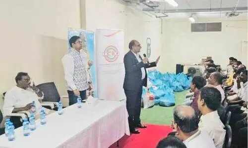 Ambassador vipul speaks at the fishermens association