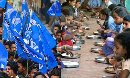 സ്ക്കൂൾ ഉച്ചഭക്ഷണം: ഭക്ഷ്യ സുരക്ഷ ലൈസൻസ് ബാധകമല്ലെന്ന സർക്കാർ ഉത്തരവ് പിൻവലിക്കണമെന്ന് കെ.എസ്.യു