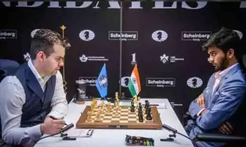 കാ​ൻ​ഡി​ഡേ​റ്റ്സ് ചെ​സ്: ആ​വേ​ശ​പ്പോ​രാ​ട്ടം സ​മ​നി​ല​യി​ൽ; ഒന്നാം സ്ഥാനത്ത് തുടർന്ന് ഗുകേഷ്