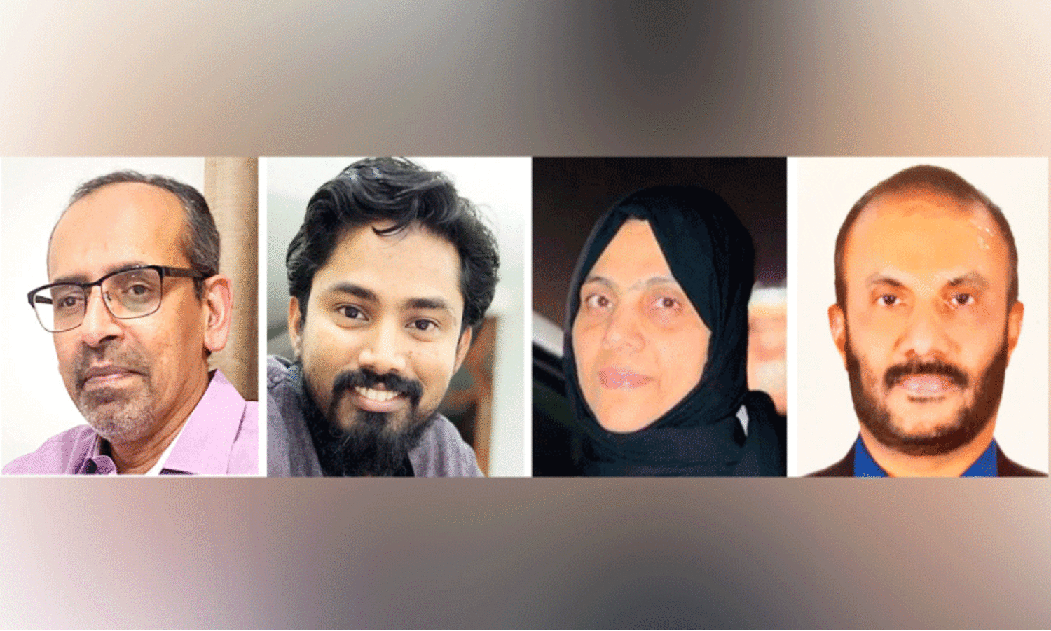 dr. hussain bukhari, naseef ali, sareena haris, haris PV