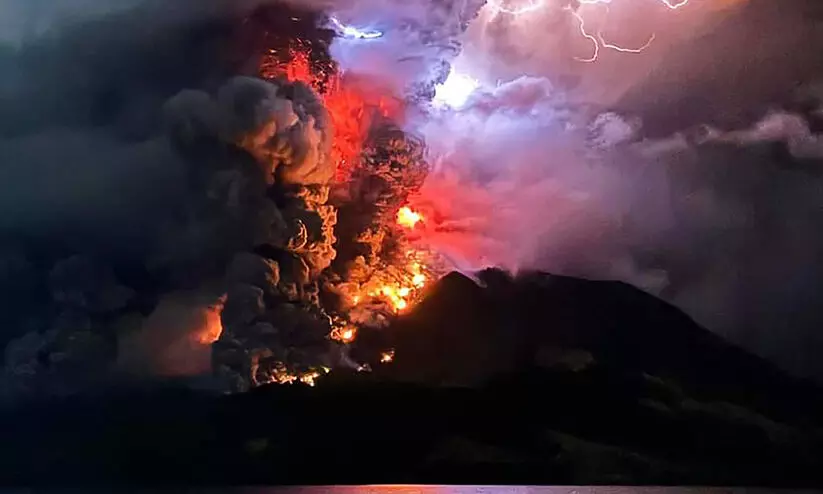 Indonesia Volcano