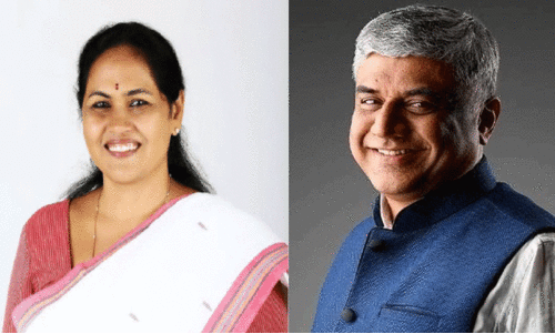 ബം​ഗ​ളൂ​രു നോ​ർ​ത്തി​ൽ ക​ര​ന്ദ്‍ലാ​ജെ​യെ​ത്തു​മ്പോ​ൾ