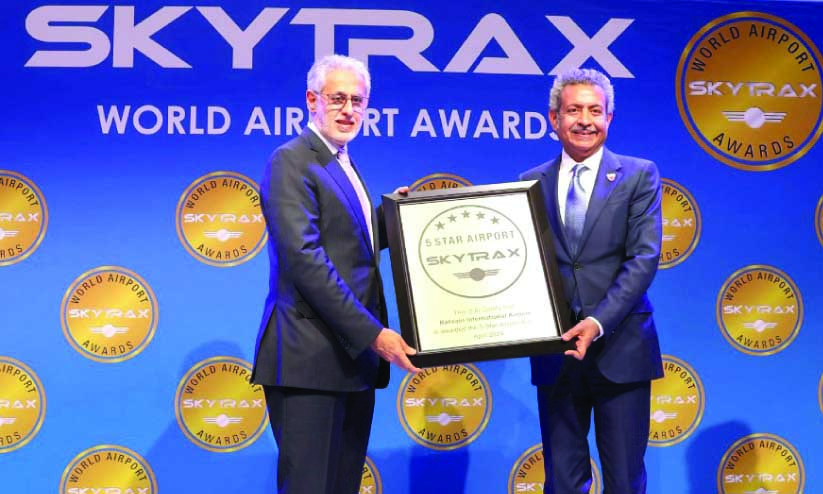 ബ​ഹ്‌​റൈ​ൻ എ​യ​ർ​പോ​ർ​ട്ടി​ന് മി​ക​ച്ച എ​യ​ർ​പോ​ർ​ട്ട് സ്റ്റാ​ഫ് ബ​ഹു​മ​തി