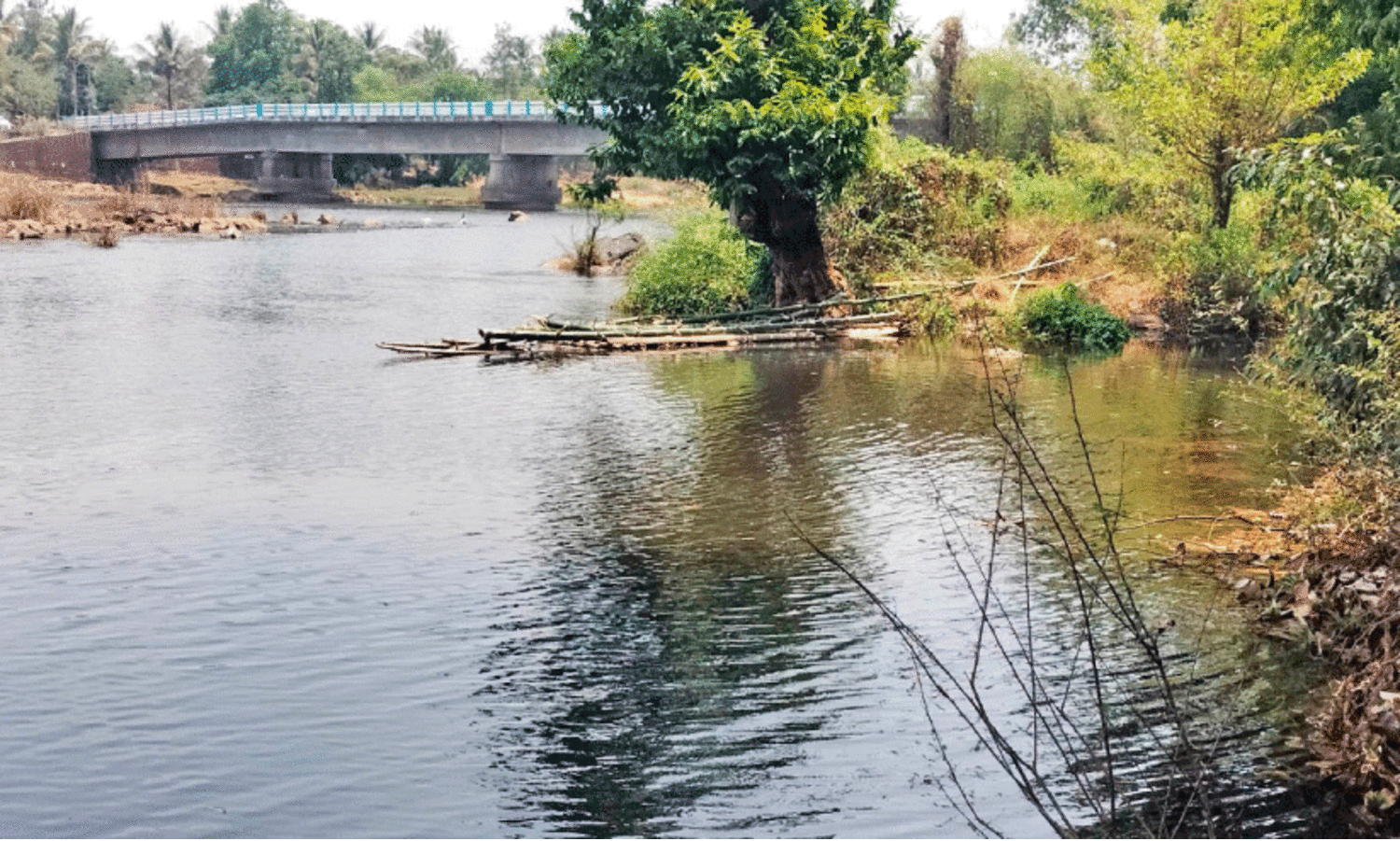 Karapuzha water in Kabani with relief