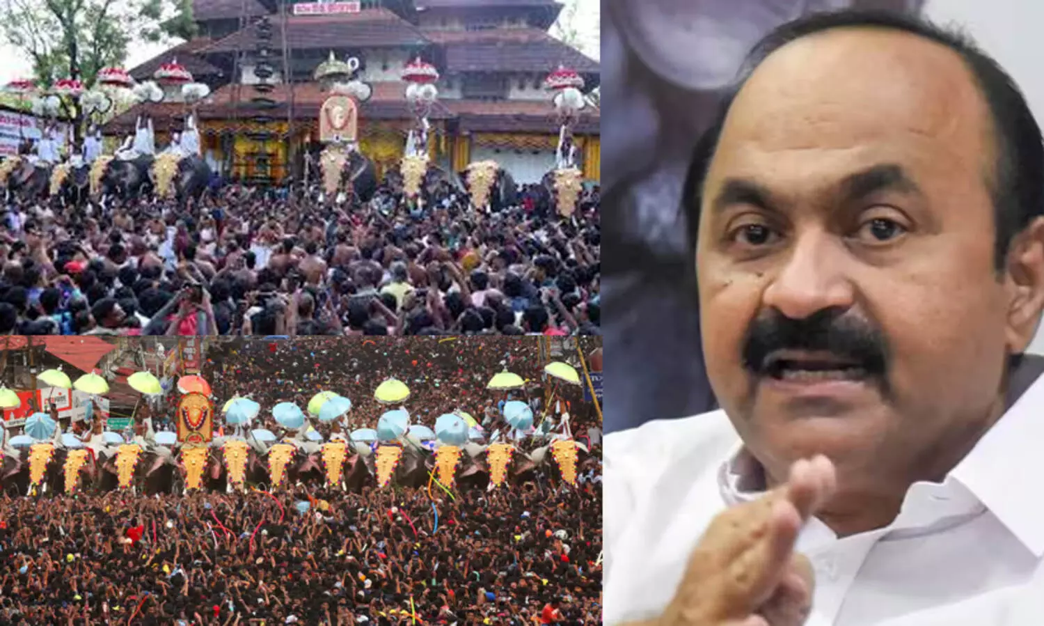 തൃശൂര്‍ പൂരം: വര്‍ഗീയവത്ക്കരിക്കാനുള്ള ശ്രമത്തിന് സര്‍ക്കാര്‍ കുടപിടിക്കുന്നുവെന്ന് വി.ഡി സതീശൻ