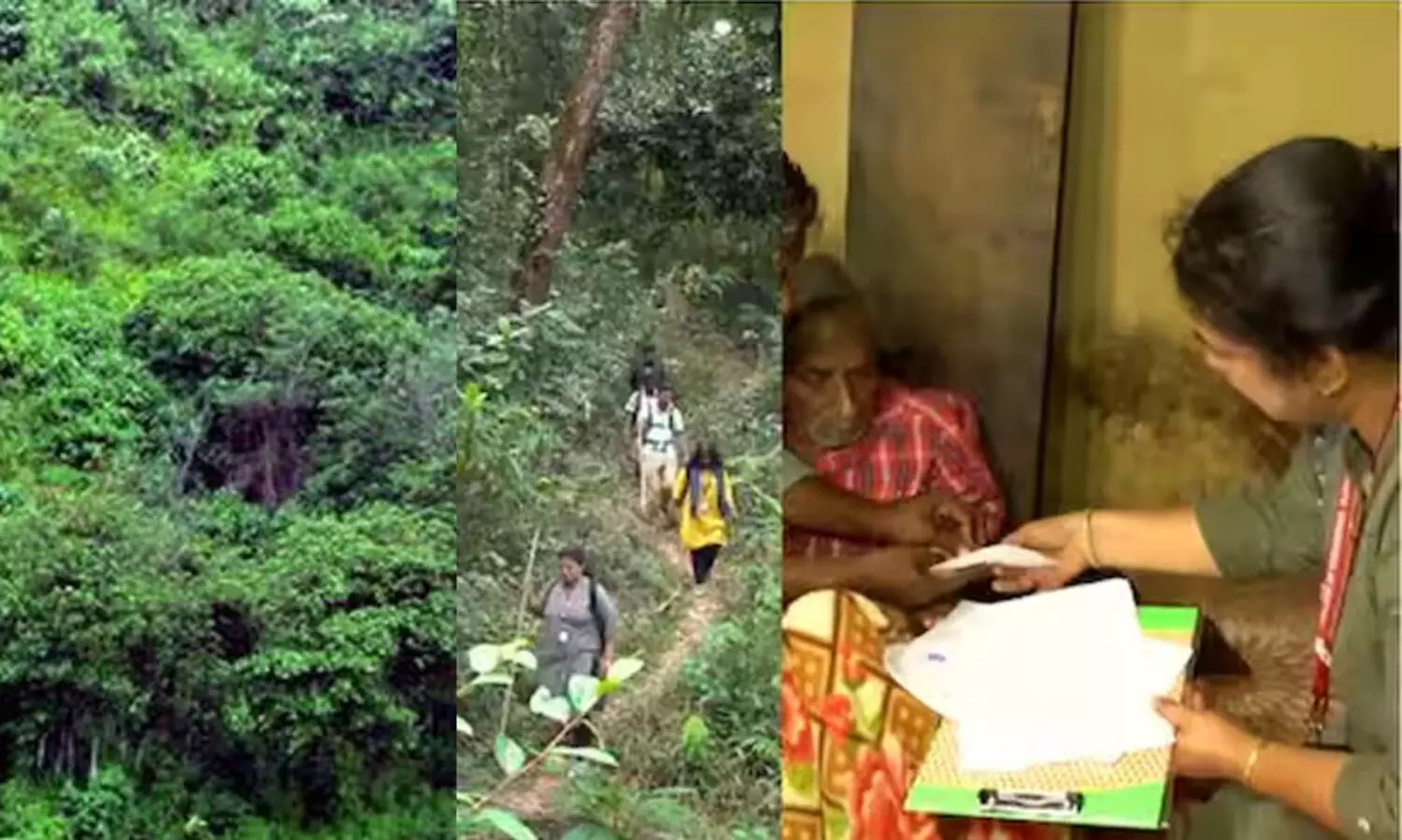 ഇടുക്കിയിൽ 92 കാരന്‍റെ വോട്ട് രേഖപ്പെടുത്താൻ ഉദ്യോഗസ്ഥർ കൊടും കാട്ടിലൂടെ നടന്നത് 18 കി.മി