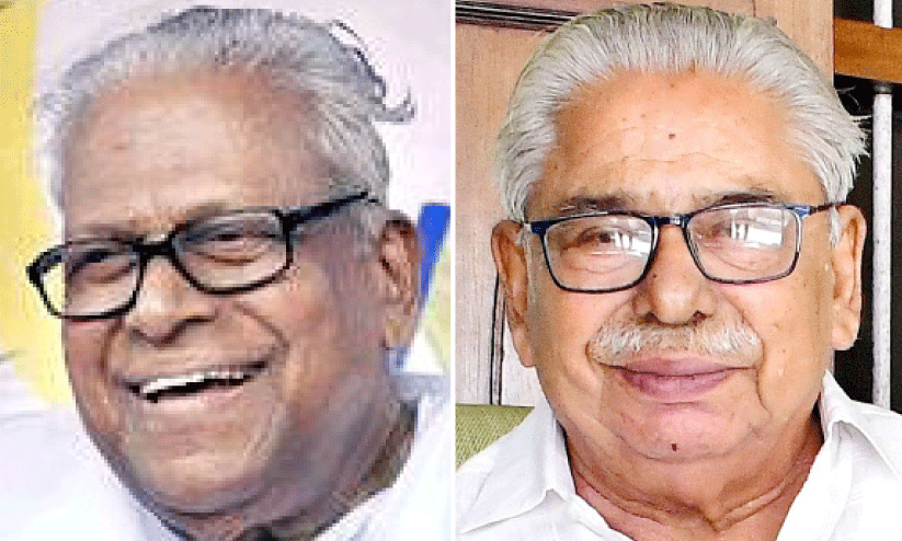 വി.എസ്. അച്യുതാനന്ദൻ പി.ജെ. ഫ്രാൻസിസ് വി.എസ്. അച്യുതാനന്ദൻ പി.ജെ. ഫ്രാൻസിസ്