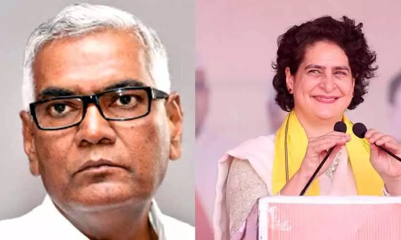 ഡി. രാജ,പ്രിയങ്ക ഗാന്ധി ഡി. രാജ,പ്രിയങ്ക ഗാന്ധി