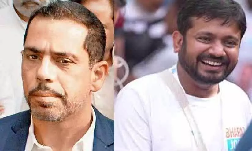 റോബർട്ട് വാദ്ര,കനയ്യകുമാർ റോബർട്ട് വാദ്ര,കനയ്യകുമാർ