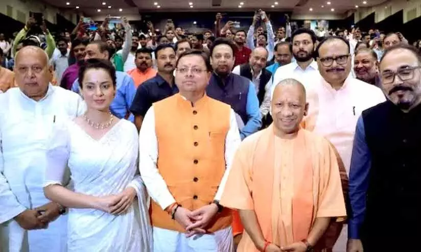 യോഗി ആദിത്യനാഥ് ബി.ജെ.പി നേതാക്കൾക്കൊപ്പം യോഗി ആദിത്യനാഥ് ബി.ജെ.പി നേതാക്കൾക്കൊപ്പം