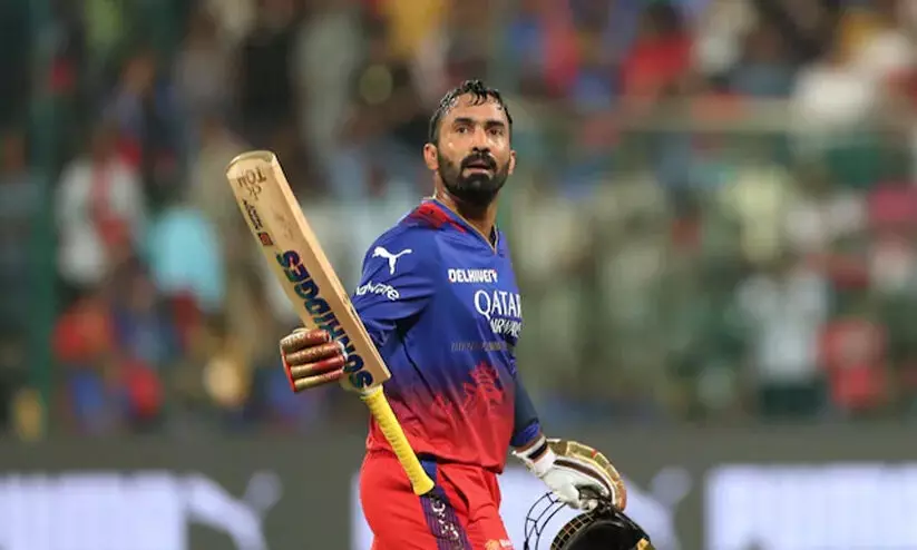 100 ശതമാനം തയാർ...; ട്വന്റി20 ലോകകപ്പ് കളിക്കാനുള്ള ആഗ്രഹം തുറന്നുപറഞ്ഞ് ദിനേശ് കാർത്തിക് 100 ശതമാനം തയാർ...; ട്വന്റി20 ലോകകപ്പ് കളിക്കാനുള്ള ആഗ്രഹം തുറന്നുപറഞ്ഞ് ദിനേശ് കാർത്തിക്