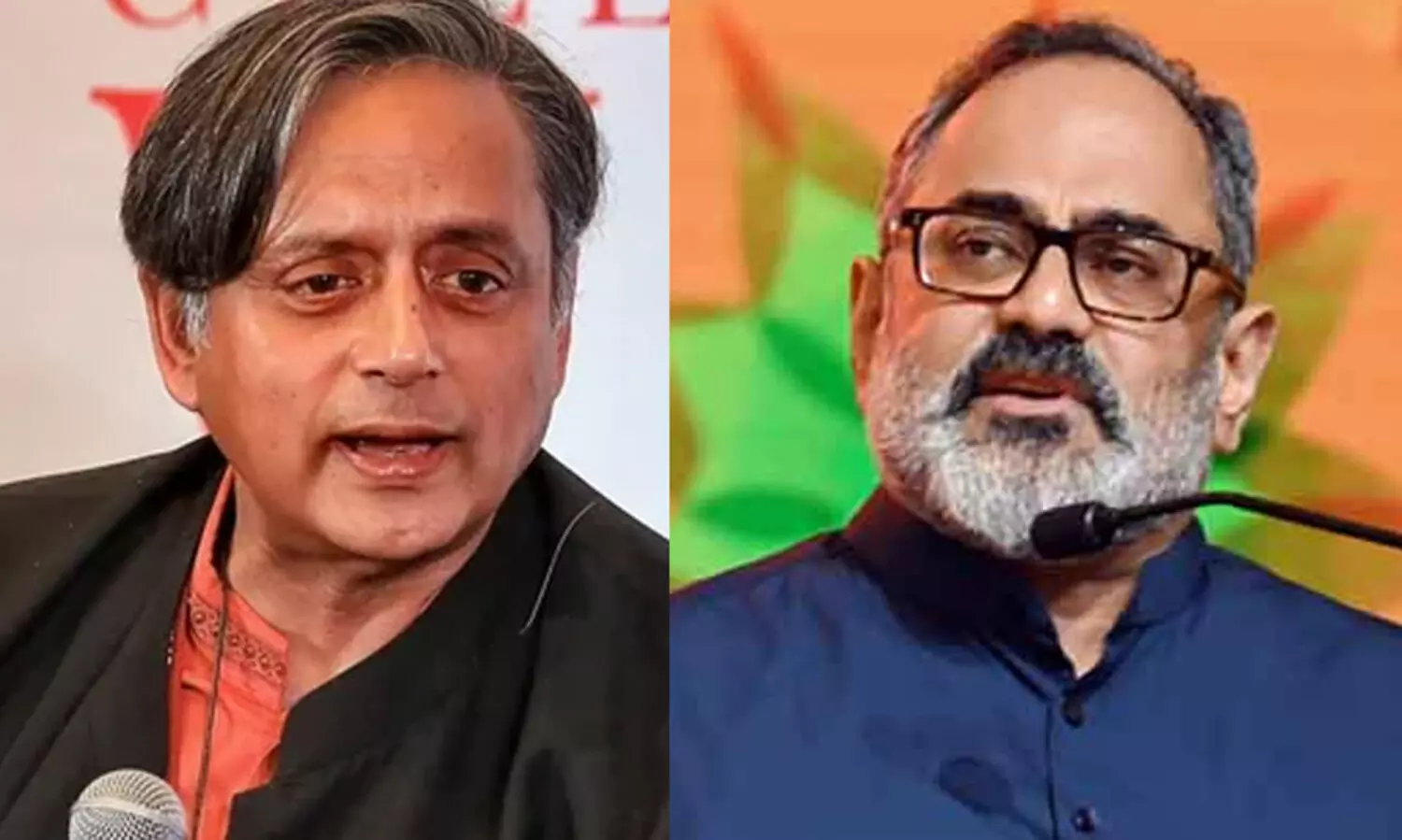 shashi tharoor rajeev chandrasekhar 98789