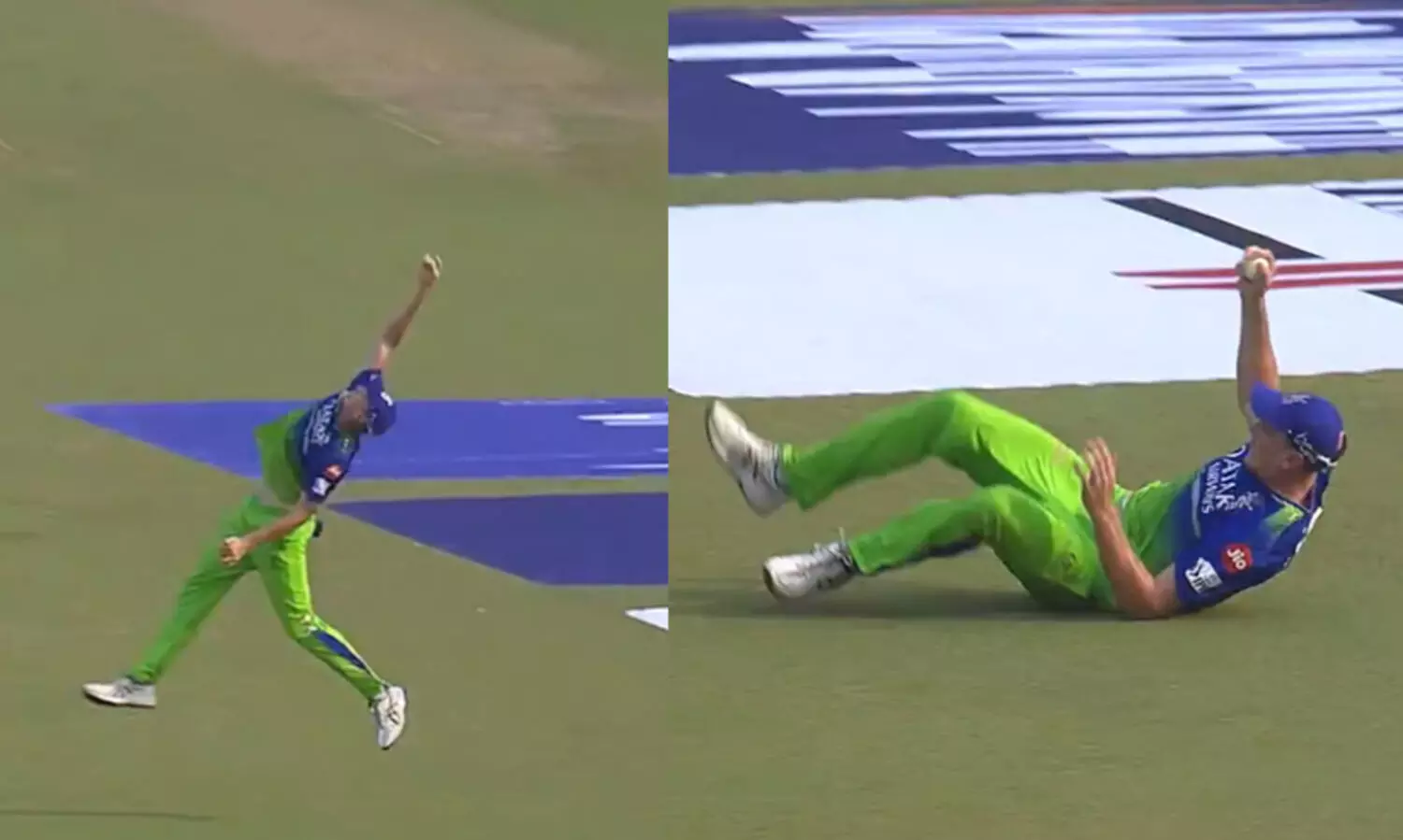 അവിശ്വസനീയം ഈ ക്യാച്ച്! ഉയർന്നുചാടി പന്ത് ഒറ്റകൈയിലൊതുക്കി കാമറൂൺ ഗ്രീൻ -വിഡിയോ