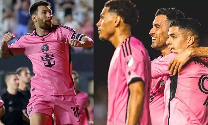 വീണ്ടും മെസ്സി ഷോ..; ജയത്തോടെ ഇന്റർ മയാമി  ഒന്നാം സ്ഥാനത്ത്