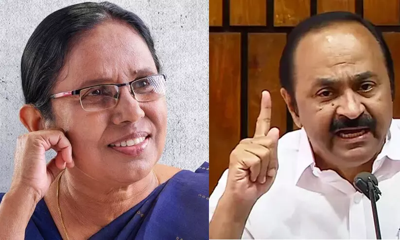 വടകരയിലെ നുണ ബോംബ് ചീറ്റിപ്പോയെന്ന് സ്ഥാനാർഥി സമ്മതിച്ചതിനാല്‍ അതിന്റെ പേരിലുള്ള എല്ലാ കേസുകളും പിന്‍വലിക്കണമെന്ന് വി.ഡി സതീശൻ