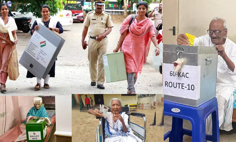 ഹോം വോട്ടിങ്: കോഴിക്കോട് ജില്ലയില് ആദ്യഘട്ടത്തിൽ വോട്ട് ചെയ്തത് 13,504 പേർ ഹോം വോട്ടിങ്: കോഴിക്കോട് ജില്ലയില് ആദ്യഘട്ടത്തിൽ വോട്ട് ചെയ്തത് 13,504 പേർ