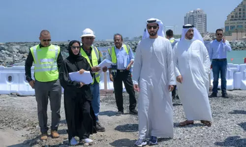 അ​ജ്മാ​ൻ കോ​ർ​ണി​ഷ്​ വി​ക​സ​നം വി​ല​യി​രു​ത്തി