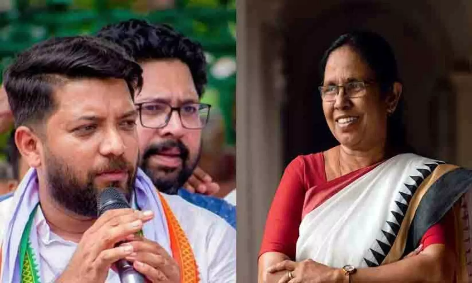 Shafi Parambil, KK Shailaja