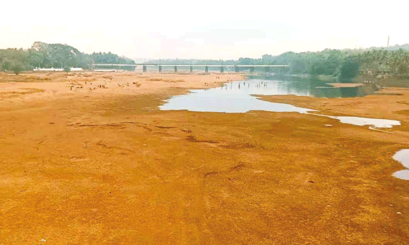 Bharatapuzhas sight from Cochin bridge
