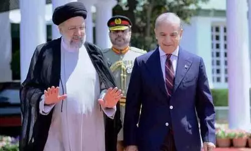 ഇ​റാ​ൻ പ്ര​സി​ഡ​ന്റ് പാ​കി​സ്താ​നി​ൽ