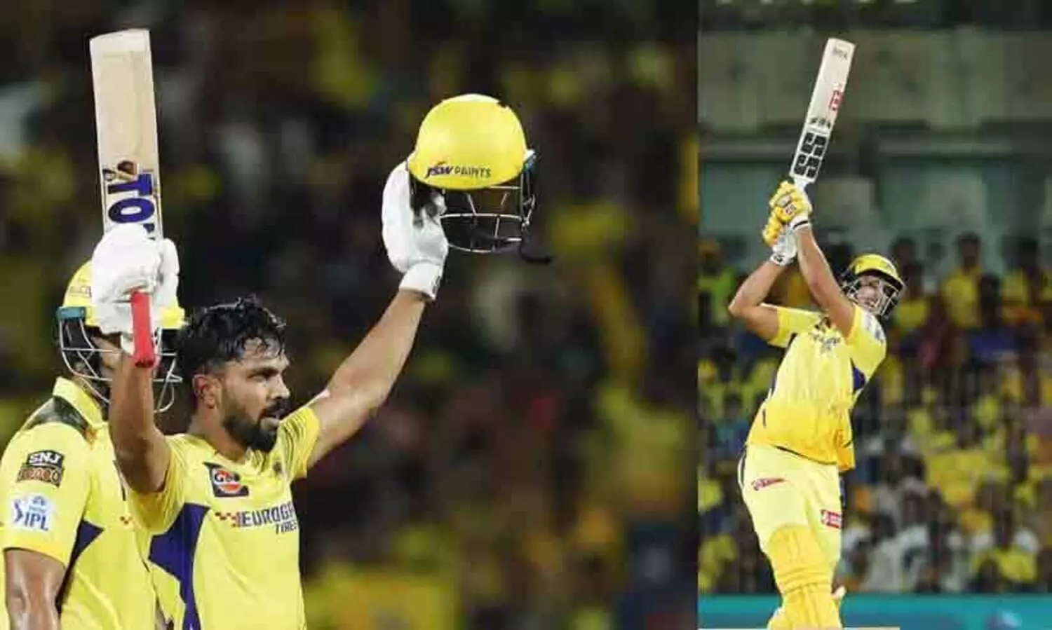 ഗെയ്ക് വാദിന് സെഞ്ച്വറി, ദുബെക്ക് അർധ സെഞ്ച്വറി; ചെന്നൈക്കെതിരെ ലഖ്നോവിന് 211 റൺസ് വിജയലക്ഷ്യം