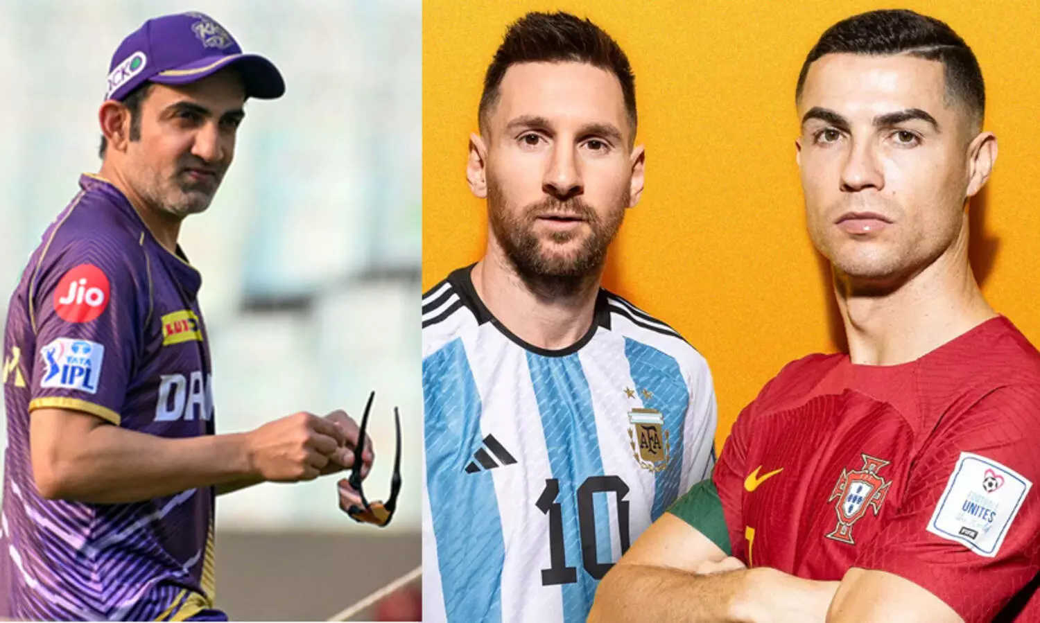 മെസ്സിയോ ക്രിസ്റ്റ്യാനോയോ...?; അവസാനം മികച്ചയാളെ തെരഞ്ഞെടുത്ത് ഗൗതം ഗംഭീർ