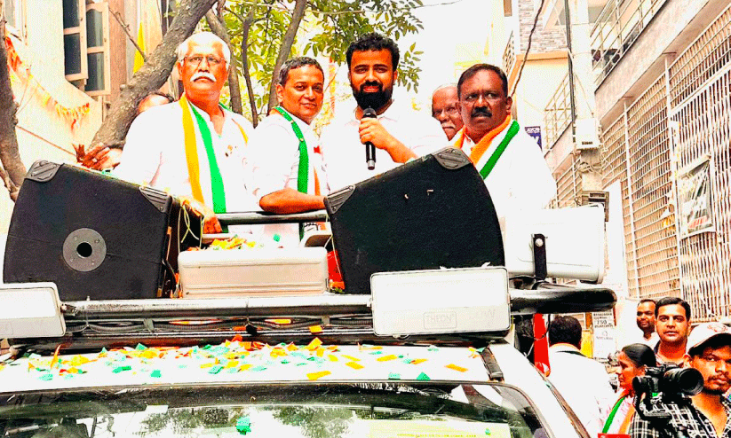 election campaign by malayalees at banglore