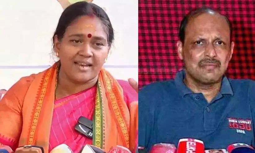 ദല്ലാളിൽ നിന്നും 10 ലക്ഷം വാങ്ങിയെന്ന് സമ്മതിച്ച് ശോഭ സുരേന്ദ്രൻ