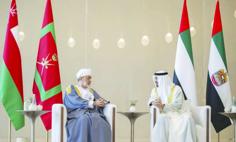 ഒ​മാ​ൻ സു​ൽ​ത്താ​ന്​ ഊ​ഷ്മ​ള സ്വീ​ക​ര​ണം