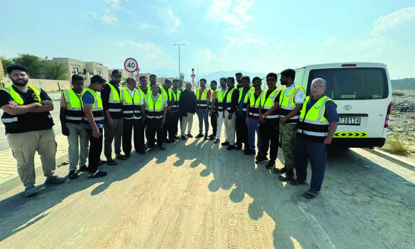 മ​ഴ​ക്കെ​ടു​തി​യി​ൽ സ​ജീ​വ​മാ​യി രം​ഗ​ത്തി​റ​ങ്ങി ഫു​ജൈ​റ കെ.​എം.​സി.​സി