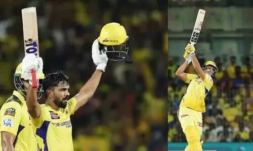 ഗെയ്ക് വാദിന് സെഞ്ച്വറി, ദുബെക്ക് അർധ സെഞ്ച്വറി; ചെന്നൈക്കെതിരെ ലഖ്നോവിന് 211 റൺസ് വിജയലക്ഷ്യം