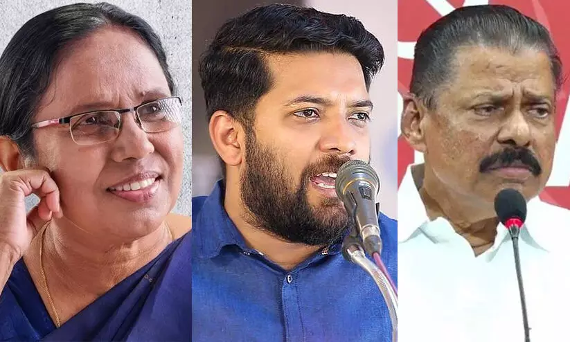 വ്യാജ പ്രചരണം: കെ.കെ. ശൈലജക്കും എം.വി. ഗോവിന്ദനുമെതിരെ ഡി.ജി.പിക്ക് പരാതിയുമായി ഷാഫി പറമ്പിൽ