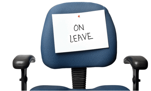 on leave