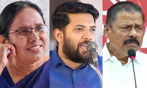 വ്യാജ പ്രചരണം: കെ.കെ. ശൈലജക്കും എം.വി. ഗോവിന്ദനുമെതിരെ ഡി.ജി.പിക്ക് പരാതിയുമായി ഷാഫി പറമ്പിൽ