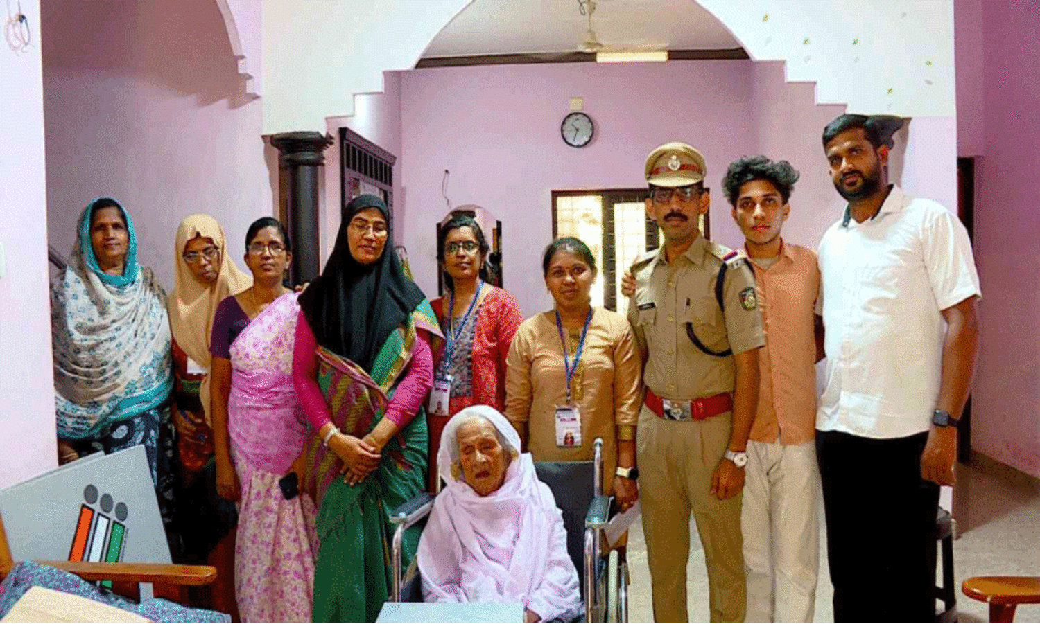 വോട്ട് @121; അഭിമാനത്തോടെ കുഞ്ഞീരുമ്മ