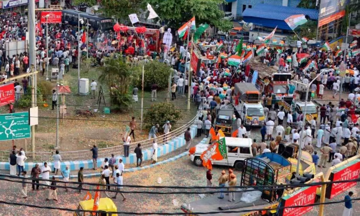 കരുത്ത് തെളിയിച്ച് പരസ്യപ്രചാരണത്തി​ന് സമാപനം; ഇന്ന് നിശബ്ദ പ്രചാരണം