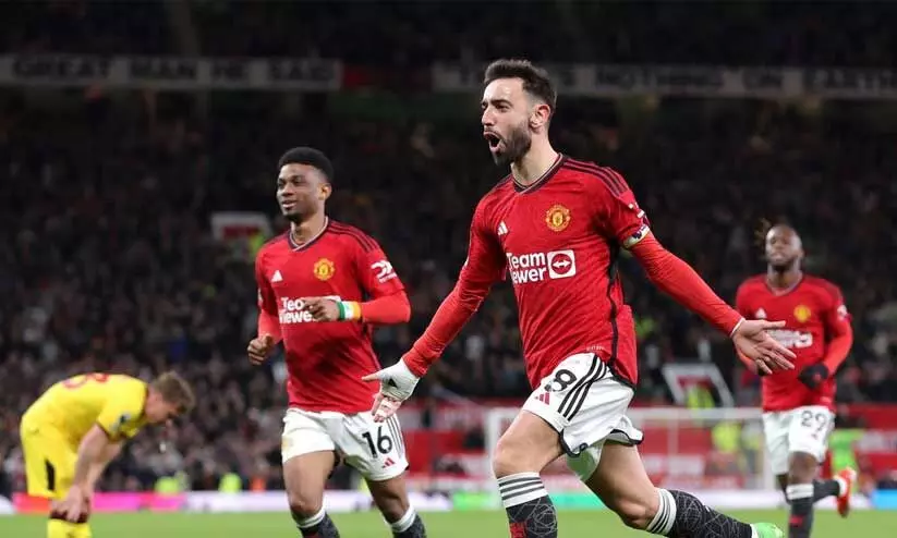 ബ്രൂണോ ഫെർണാണ്ടസിന് ഇരട്ടഗോൾ; മാഞ്ചസ്റ്റർ യുനൈറ്റഡിന് തകർപ്പൻ ജയം