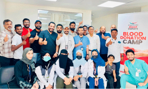 പ്ര​വാ​സി വെ​ൽ​ഫെ​യ​ർ ര​ക്ത​ദാ​ന ക്യാ​മ്പ് സം​ഘ​ടി​പ്പി​ച്ചു