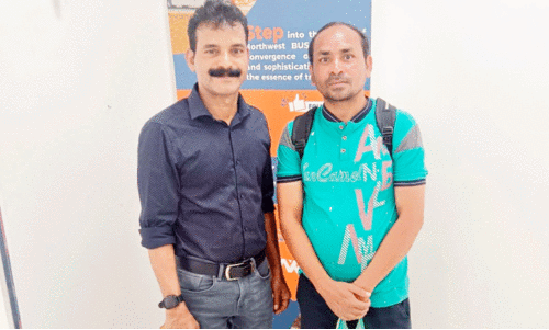 UP native returns home