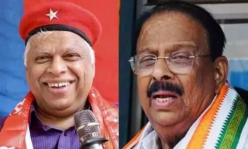 തന്റെ പട്ടിപോലും ബി.ജെ.പിയിൽ പോകില്ലെന്ന് കെ. സുധാകരൻ; പട്ടിക്ക് വിവേകമുണ്ടെന്ന് എം.വി. ജയരാജൻ