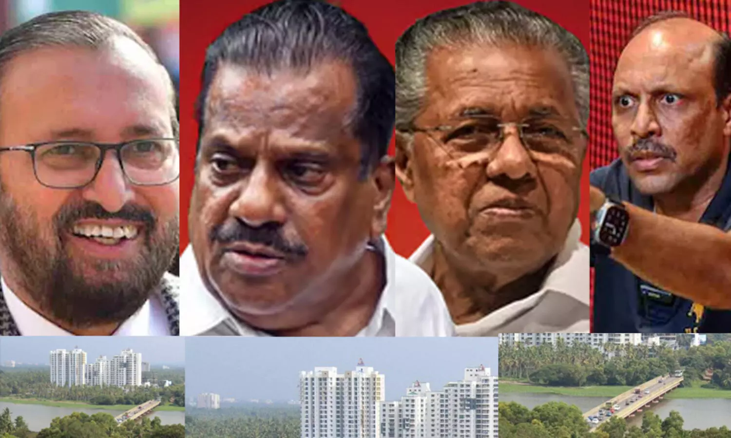 പ്രകാശ് ജാവഡേക്കർ- ഇ.പി. കൂടിക്കാഴ്ചയുടെ ശ്രദ്ധാ കേന്ദ്രമായി ആക്കുളം ഫ്ലാറ്റ്