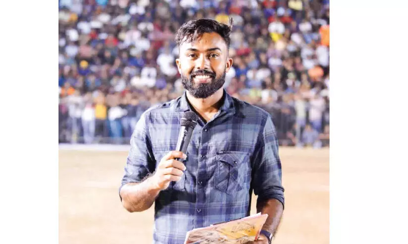 ‘ഗൾഫ് മാധ്യമം’ സോക്കർ കാർണിവൽ; കടൽ കടന്ന് റാഷിദിന്റെ ശബ്ദം