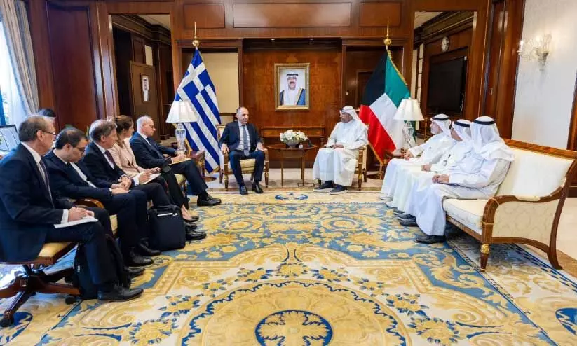 Kuwait-Greece foreign ministers in meeting